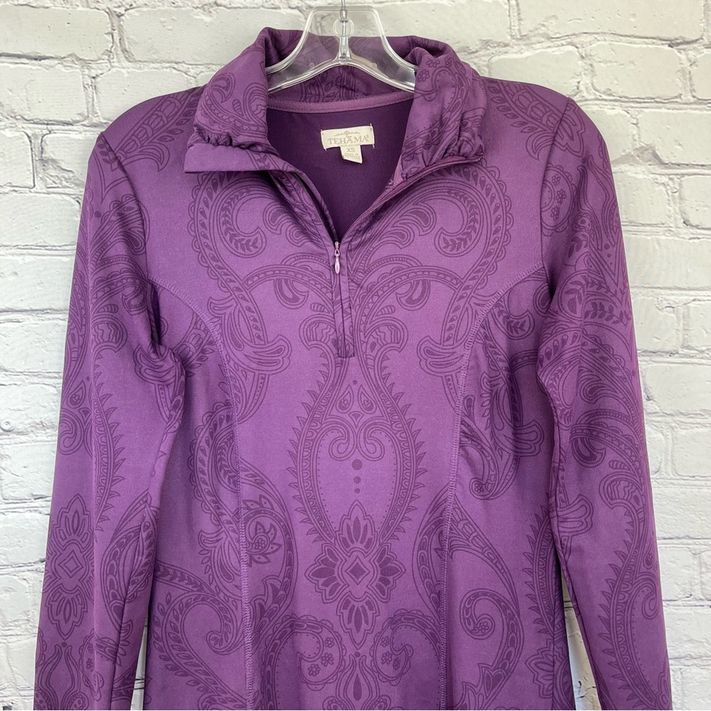 Tehama Golfwear 1/4 Zip Long Sleeve Athletic Dress Sz XS - Picture 2 of 8